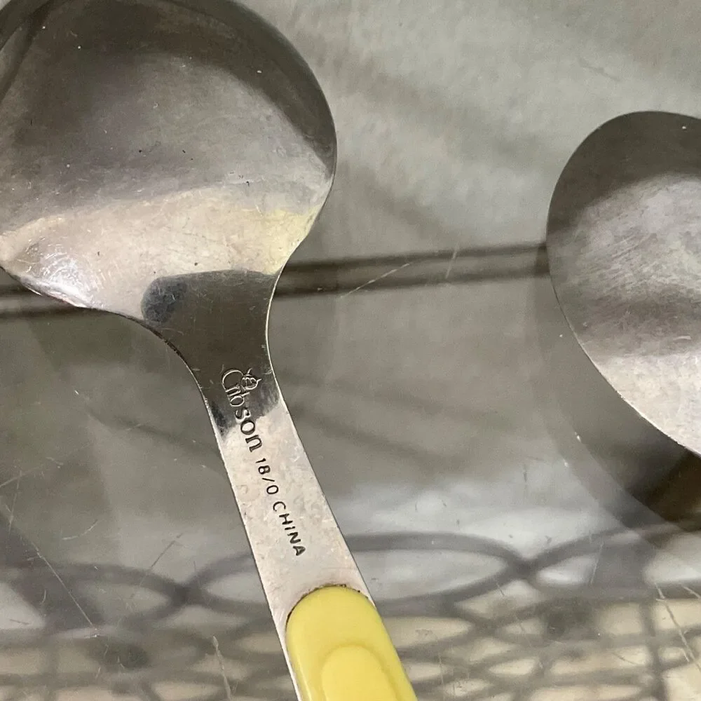 Flatware Lot of 5 spoons Kate spade Lenox ,Gibson, ?, Staineless